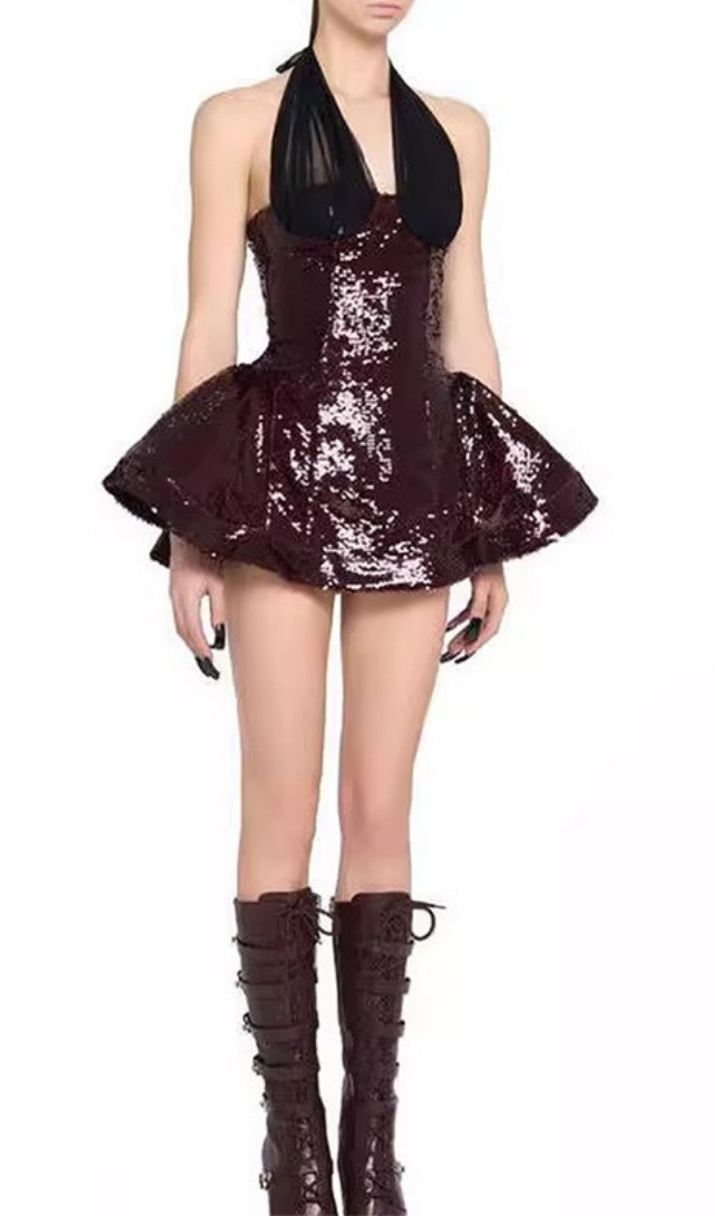 Freya Halter Sequin Mini Dress